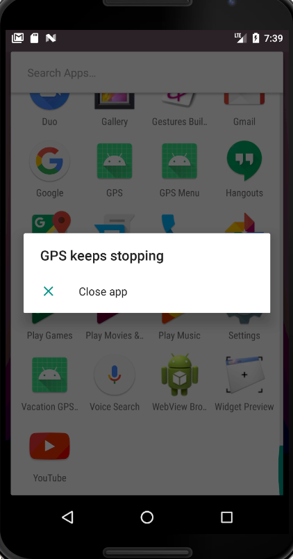 gps stop